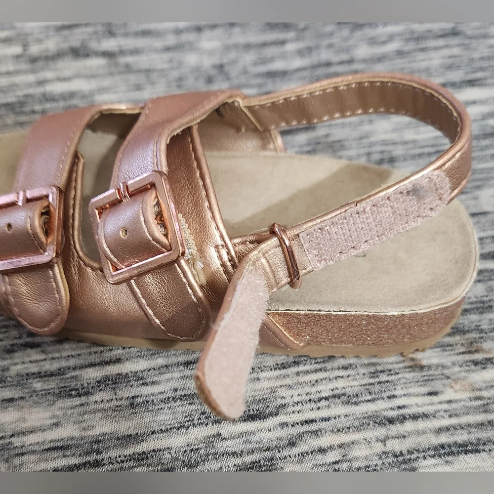 Rampage Toddler Girls Metallic Sandals